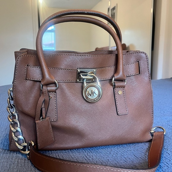 90sMichael Kors Caramel Brown handbag and wallet. - Picture 2 of 9